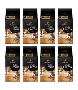 8x Tchibo Caffe Crema Intense 1kg ziarnista