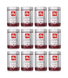 12x  Illy Moka Intenso 250g mielona (puszka)