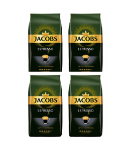 4x Jacobs Experten Espresso 1 kg ziarnista