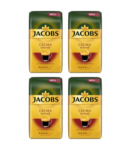4x Jacobs Experten Crema Intenso 1 kg ziarnista