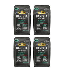 4x Jacobs Barista Espresso Intense 1 kg ziarnista