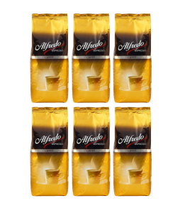 6x Alfredo Caffe Crema 1 kg ziarnista
