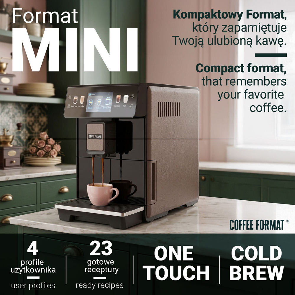 Ekspres do kawy Coffee Format MINI Brown
